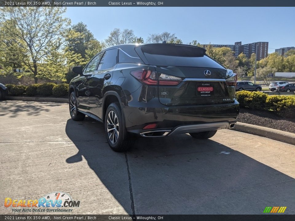 2021 Lexus RX 350 AWD Nori Green Pearl / Birch Photo #4