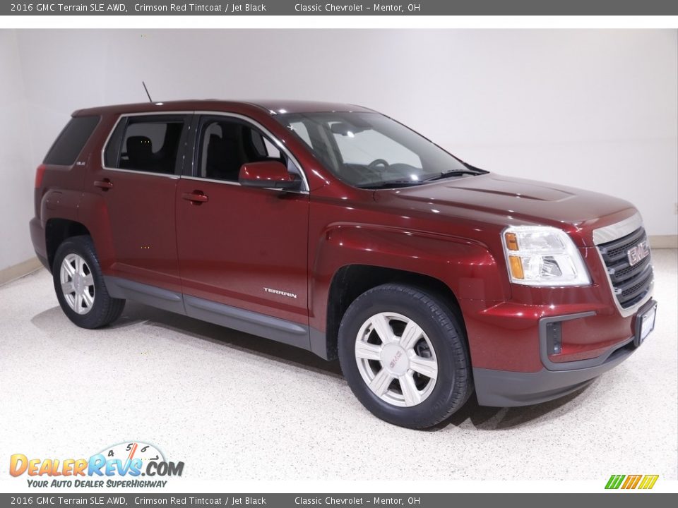 2016 GMC Terrain SLE AWD Crimson Red Tintcoat / Jet Black Photo #1