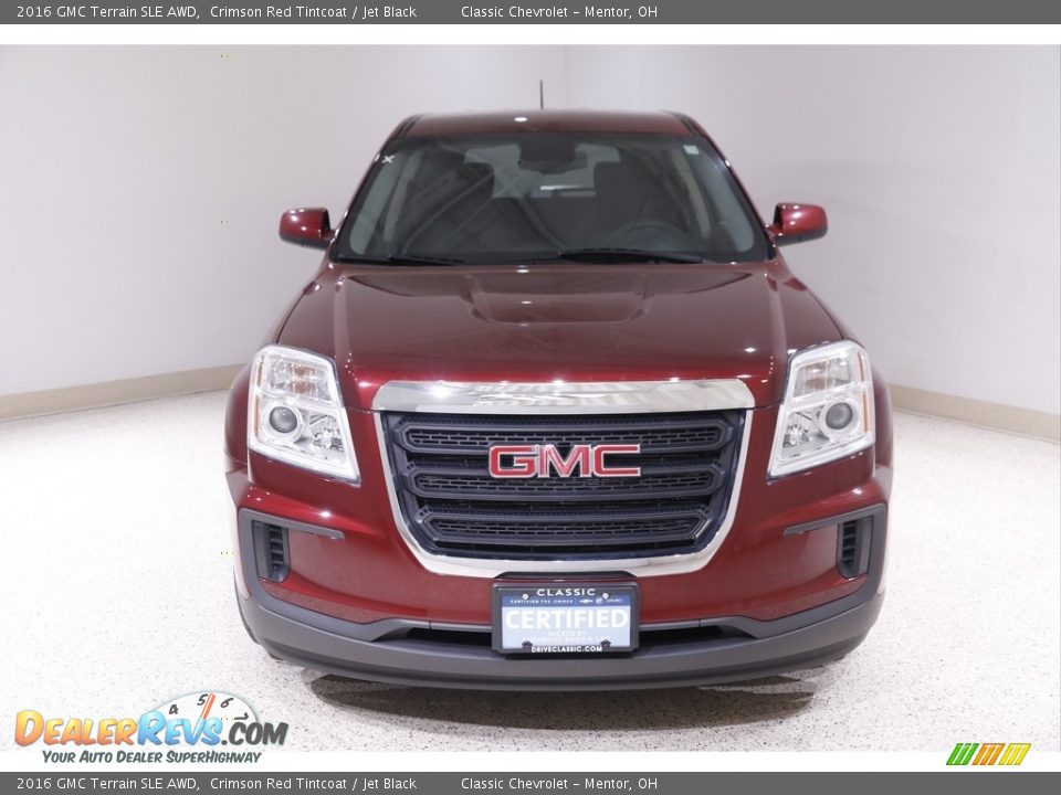 2016 GMC Terrain SLE AWD Crimson Red Tintcoat / Jet Black Photo #2