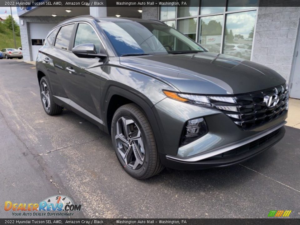2022 Hyundai Tucson SEL AWD Amazon Gray / Black Photo #1