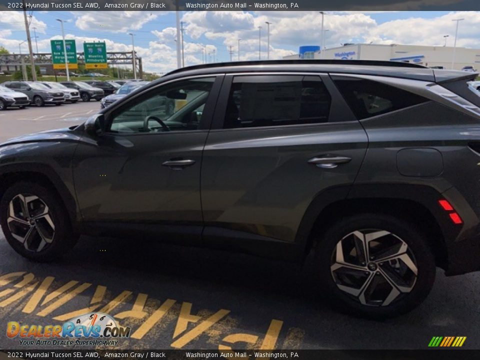 2022 Hyundai Tucson SEL AWD Amazon Gray / Black Photo #6