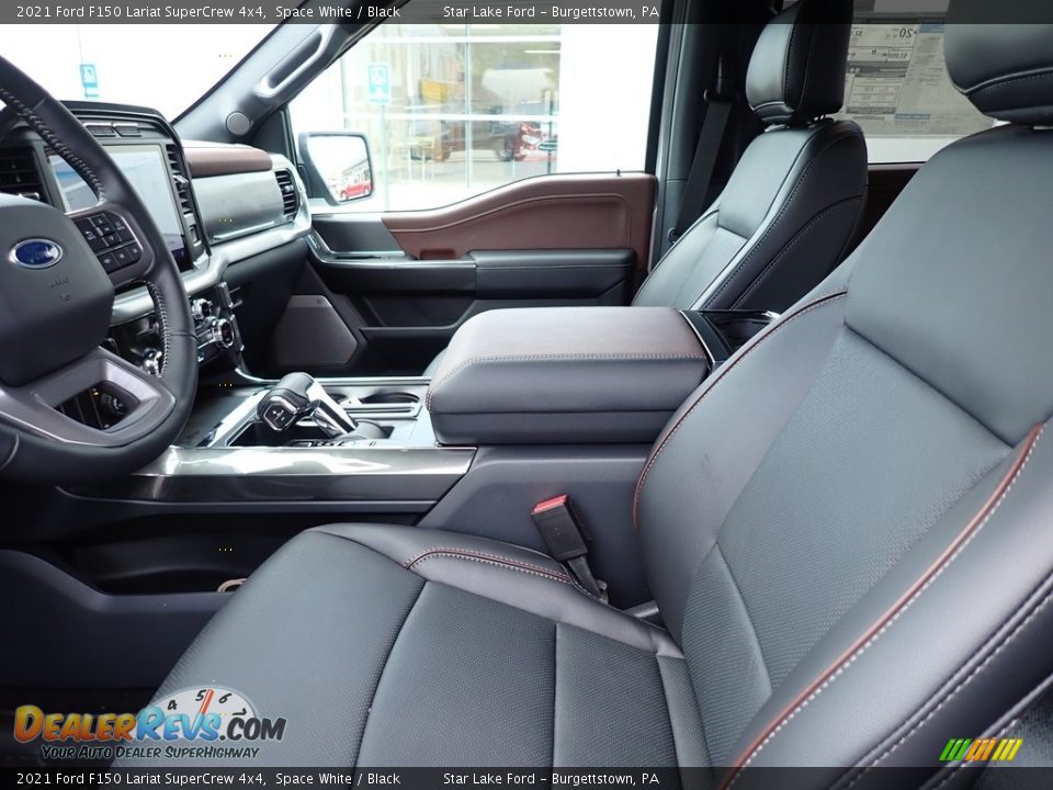 Front Seat of 2021 Ford F150 Lariat SuperCrew 4x4 Photo #10