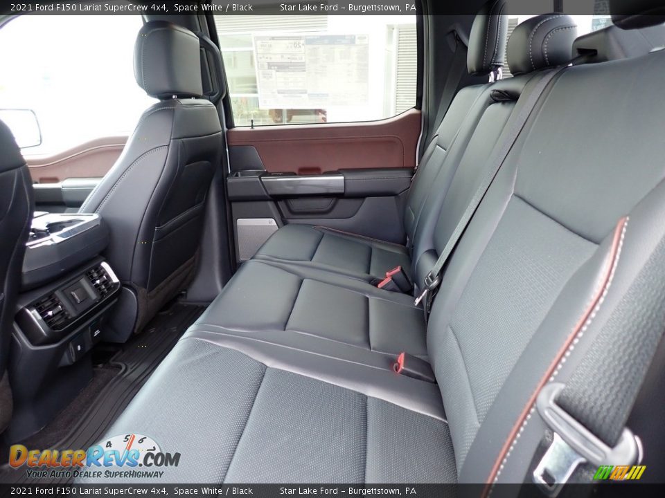 Rear Seat of 2021 Ford F150 Lariat SuperCrew 4x4 Photo #11
