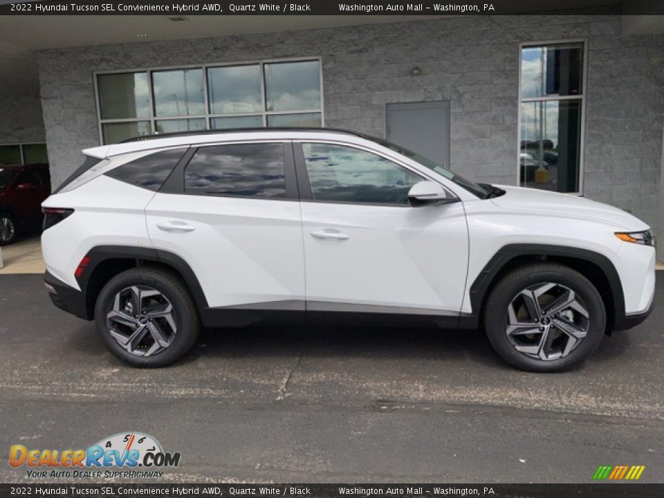 Quartz White 2022 Hyundai Tucson SEL Convienience Hybrid AWD Photo #2