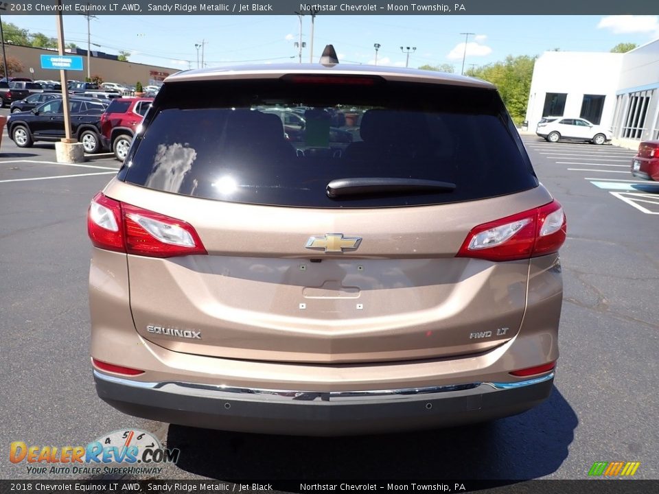 2018 Chevrolet Equinox LT AWD Sandy Ridge Metallic / Jet Black Photo #6