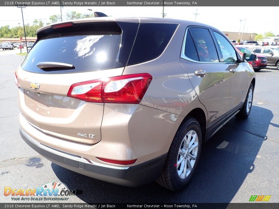 2018 Chevrolet Equinox LT AWD Sandy Ridge Metallic / Jet Black Photo #8