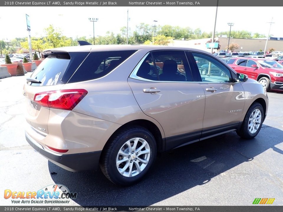 2018 Chevrolet Equinox LT AWD Sandy Ridge Metallic / Jet Black Photo #9