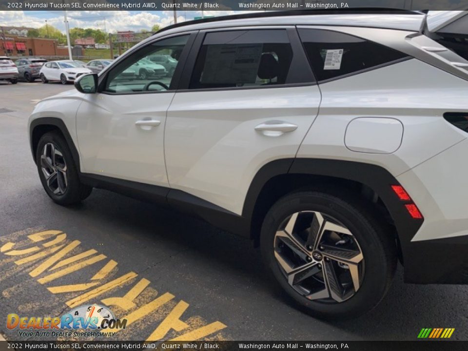 2022 Hyundai Tucson SEL Convienience Hybrid AWD Quartz White / Black Photo #7