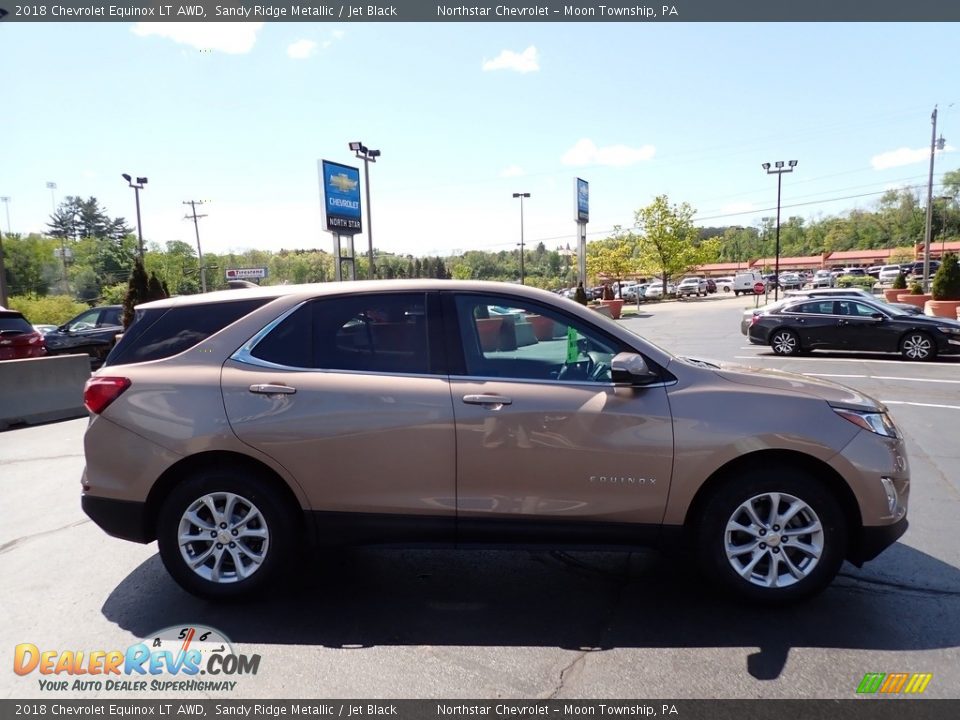 2018 Chevrolet Equinox LT AWD Sandy Ridge Metallic / Jet Black Photo #10
