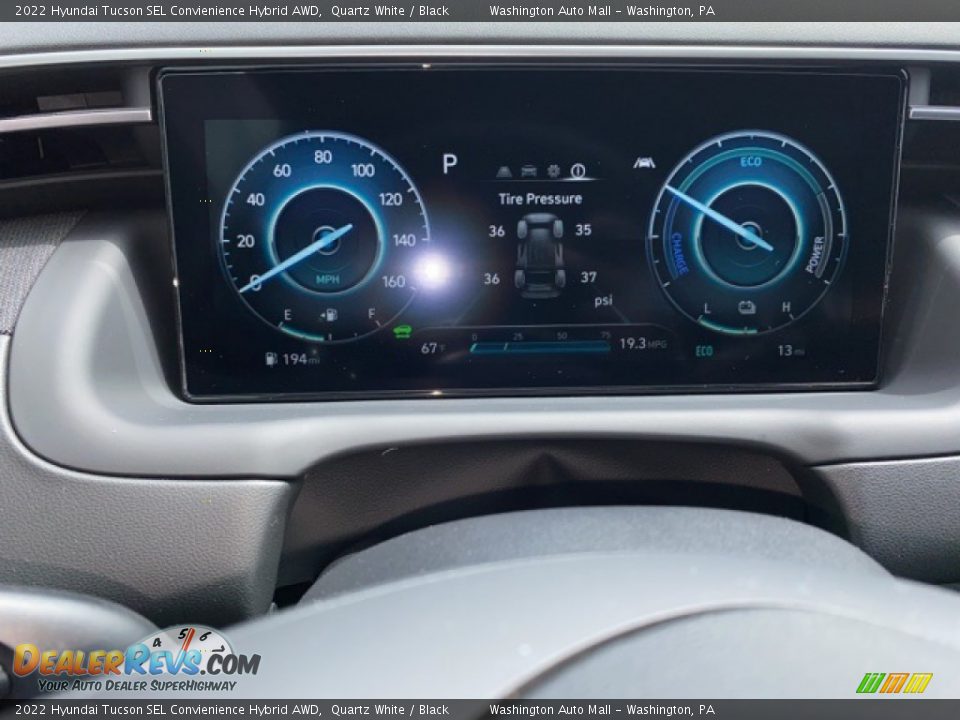 2022 Hyundai Tucson SEL Convienience Hybrid AWD Gauges Photo #10