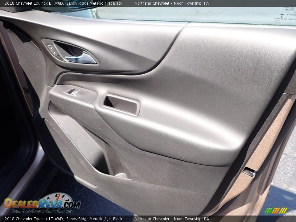 2018 Chevrolet Equinox LT AWD Sandy Ridge Metallic / Jet Black Photo #17