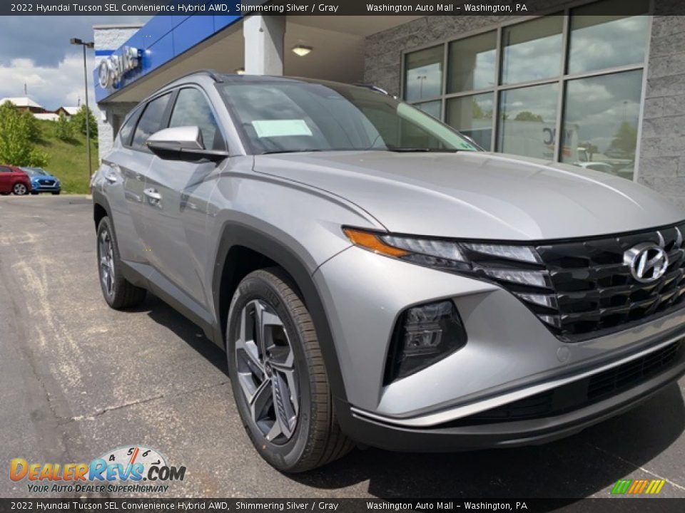 2022 Hyundai Tucson SEL Convienience Hybrid AWD Shimmering Silver / Gray Photo #1