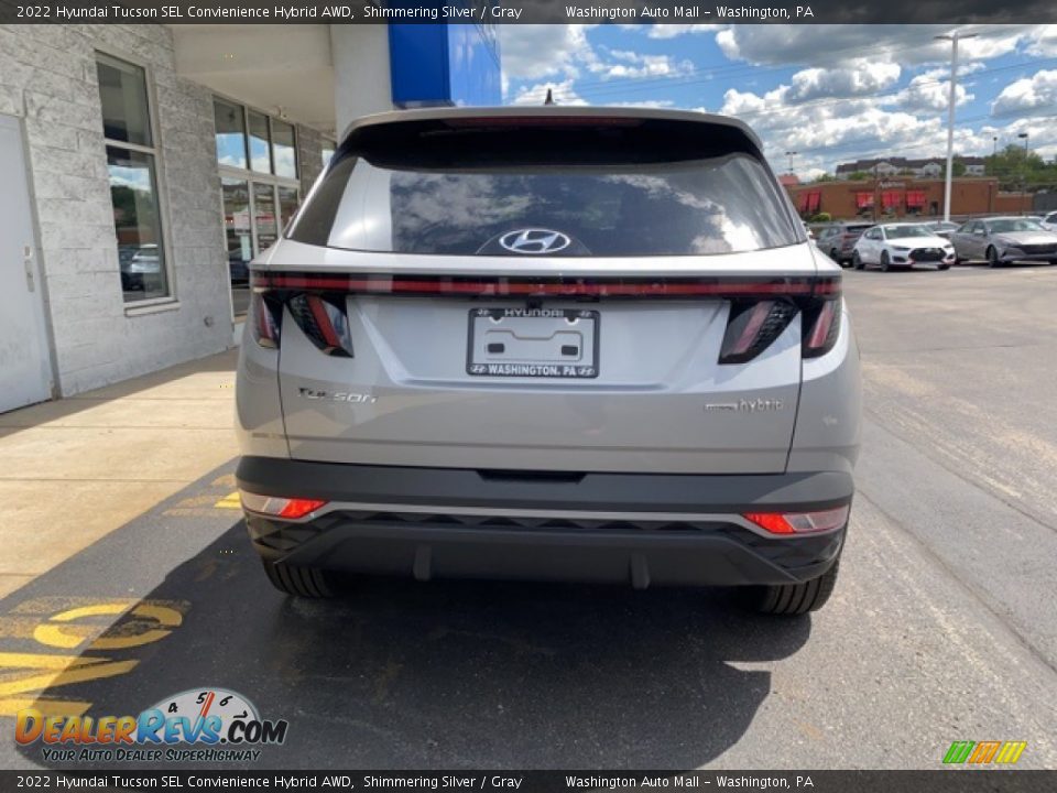 2022 Hyundai Tucson SEL Convienience Hybrid AWD Shimmering Silver / Gray Photo #3