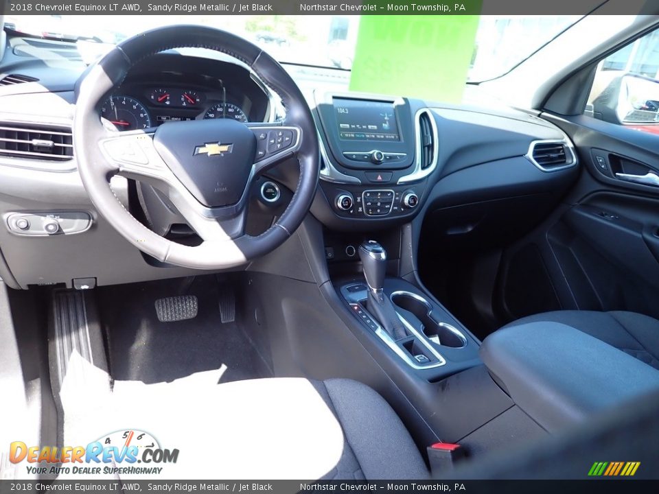 2018 Chevrolet Equinox LT AWD Sandy Ridge Metallic / Jet Black Photo #22