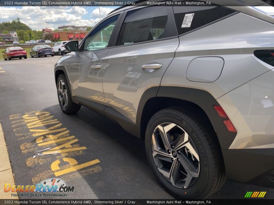 2022 Hyundai Tucson SEL Convienience Hybrid AWD Shimmering Silver / Gray Photo #6