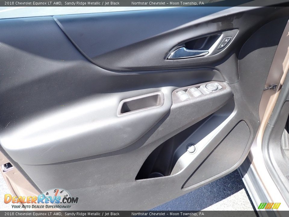 2018 Chevrolet Equinox LT AWD Sandy Ridge Metallic / Jet Black Photo #24