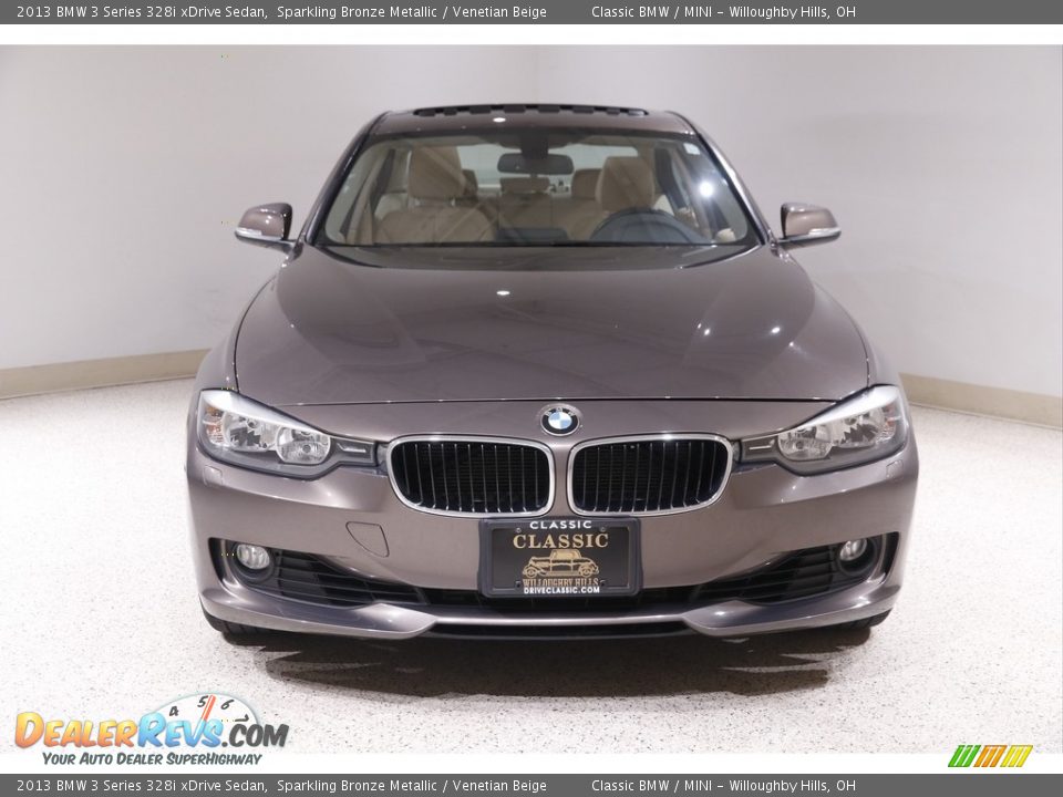 2013 BMW 3 Series 328i xDrive Sedan Sparkling Bronze Metallic / Venetian Beige Photo #2