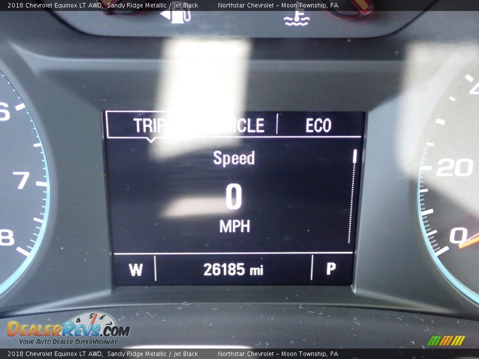 2018 Chevrolet Equinox LT AWD Sandy Ridge Metallic / Jet Black Photo #29