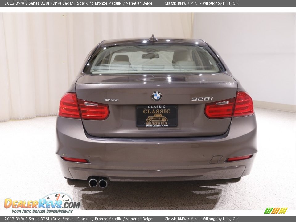 2013 BMW 3 Series 328i xDrive Sedan Sparkling Bronze Metallic / Venetian Beige Photo #18