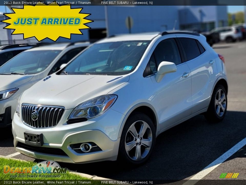 2013 Buick Encore Leather White Pearl Tricoat / Titanium Photo #1