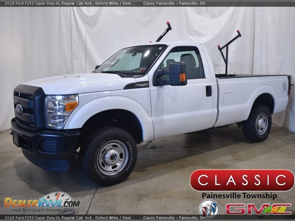 2016 Ford F250 Super Duty XL Regular Cab 4x4 Oxford White / Steel Photo #1