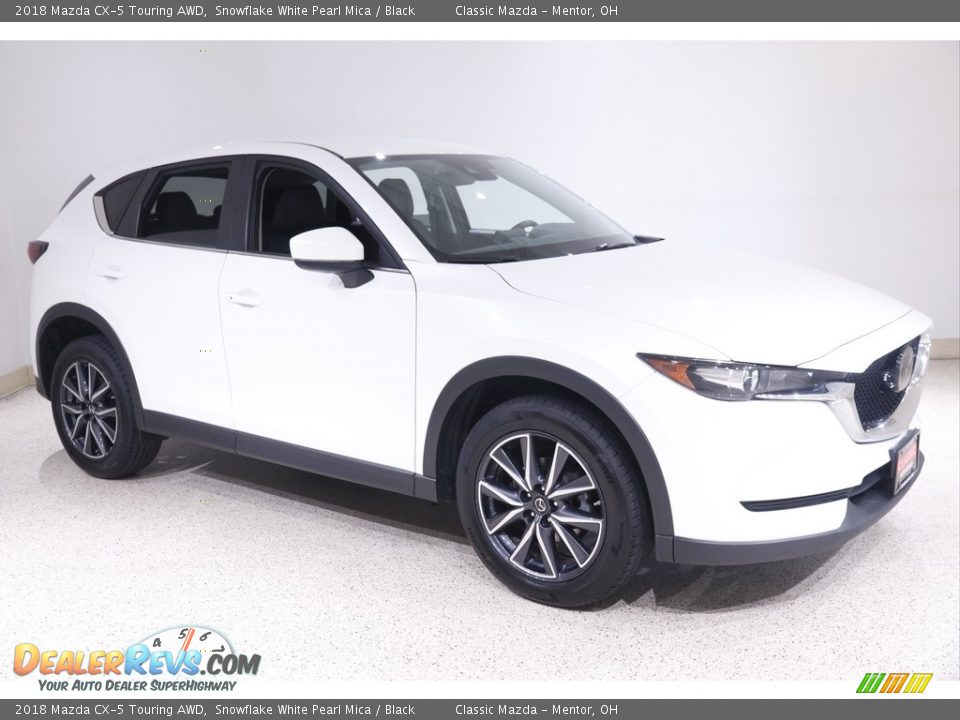 2018 Mazda CX-5 Touring AWD Snowflake White Pearl Mica / Black Photo #1