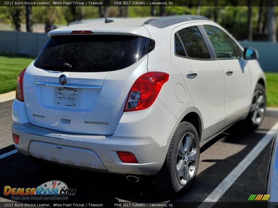 2013 Buick Encore Leather White Pearl Tricoat / Titanium Photo #3