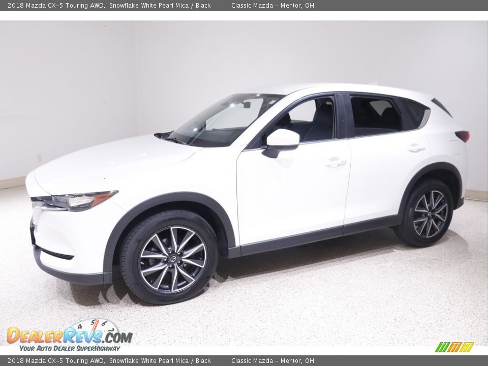 2018 Mazda CX-5 Touring AWD Snowflake White Pearl Mica / Black Photo #3