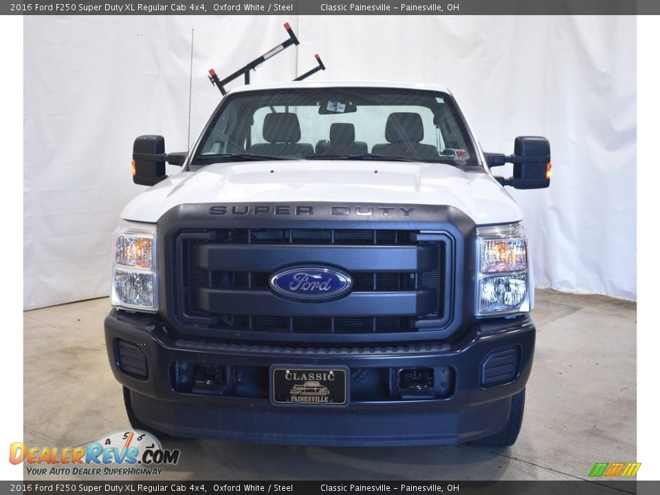 2016 Ford F250 Super Duty XL Regular Cab 4x4 Oxford White / Steel Photo #4