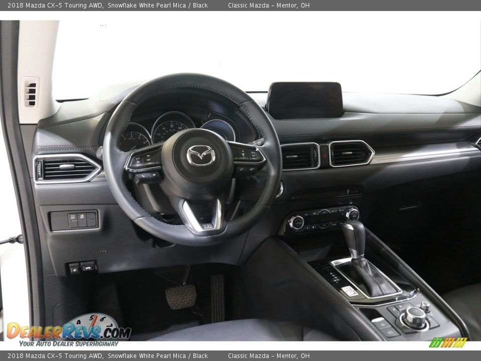 2018 Mazda CX-5 Touring AWD Snowflake White Pearl Mica / Black Photo #6