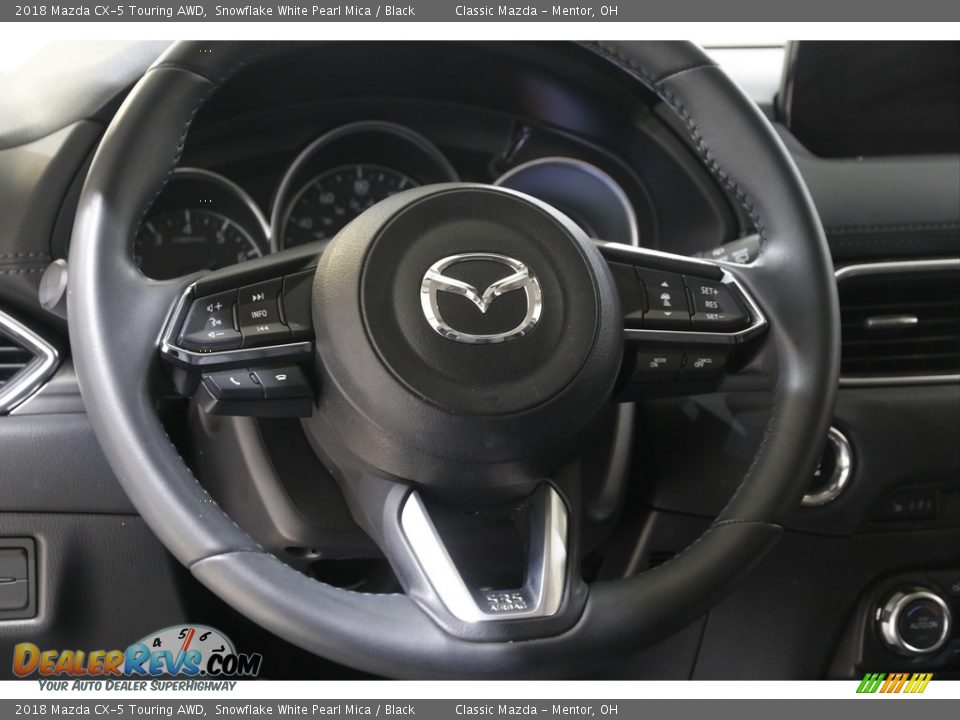2018 Mazda CX-5 Touring AWD Snowflake White Pearl Mica / Black Photo #7