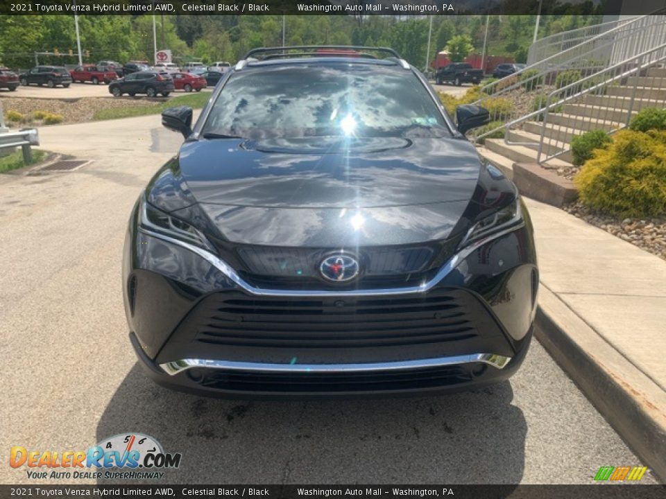 2021 Toyota Venza Hybrid Limited AWD Celestial Black / Black Photo #15