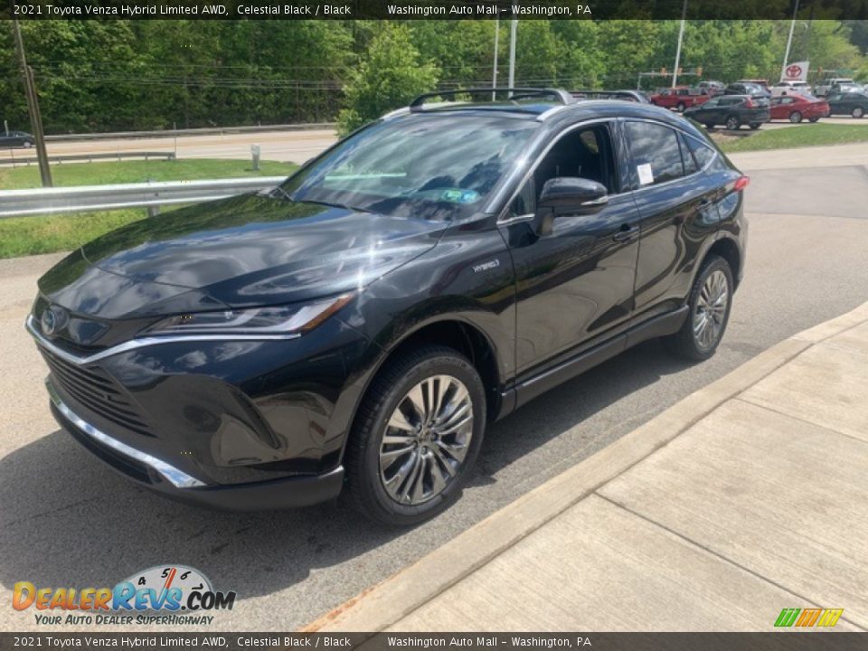 2021 Toyota Venza Hybrid Limited AWD Celestial Black / Black Photo #16