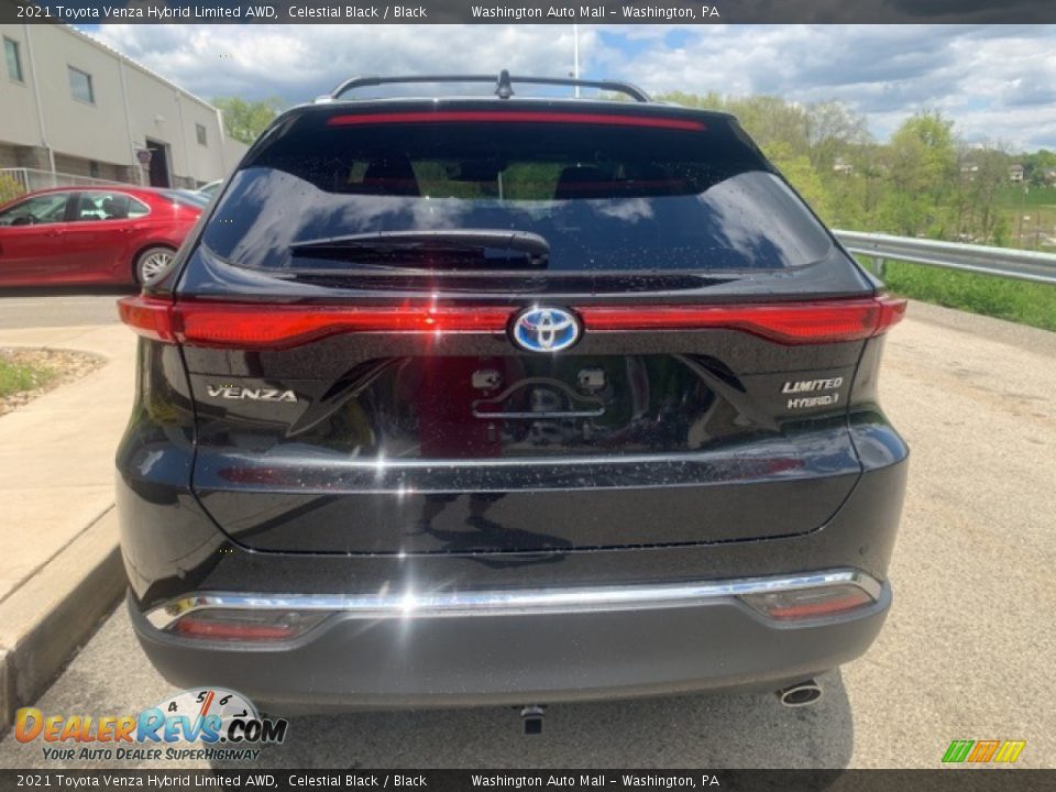 2021 Toyota Venza Hybrid Limited AWD Celestial Black / Black Photo #17