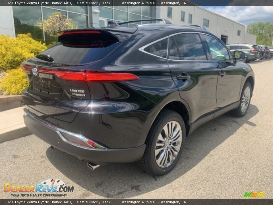 2021 Toyota Venza Hybrid Limited AWD Celestial Black / Black Photo #18