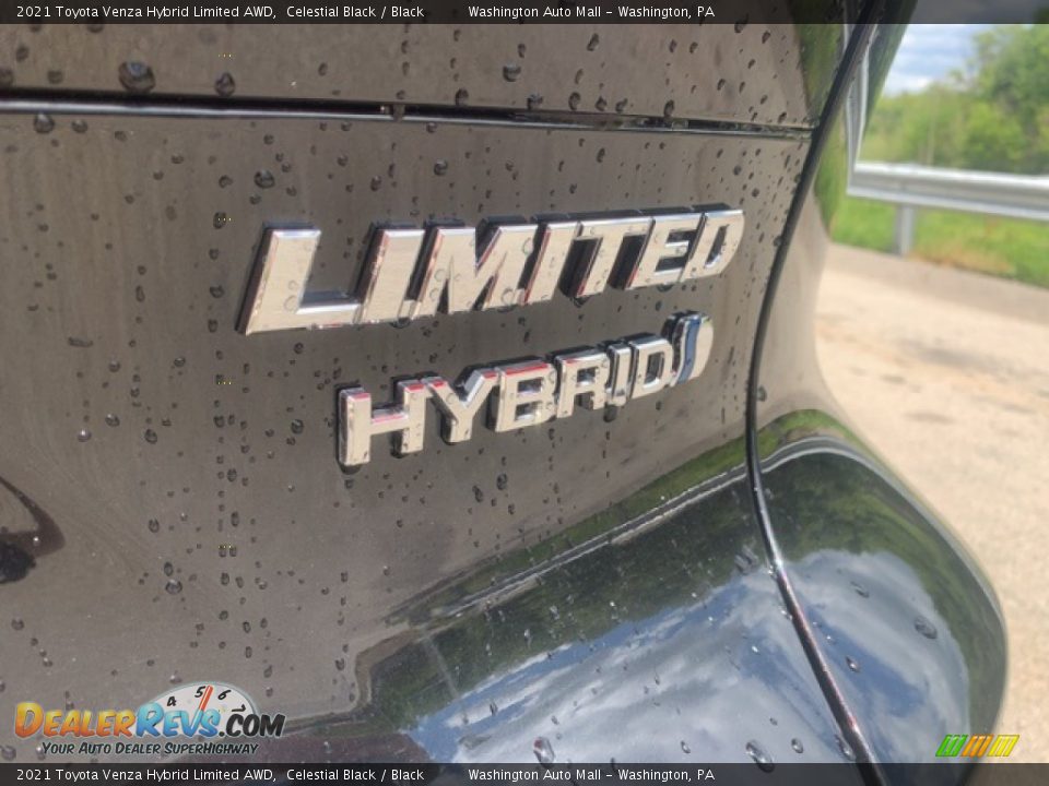 2021 Toyota Venza Hybrid Limited AWD Celestial Black / Black Photo #21