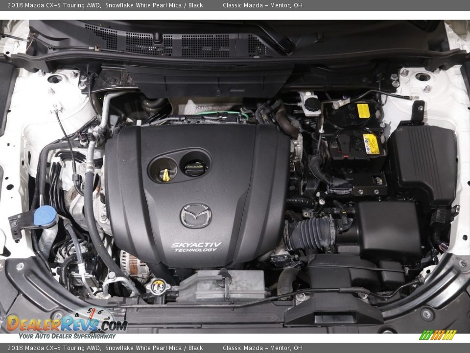 2018 Mazda CX-5 Touring AWD Snowflake White Pearl Mica / Black Photo #18