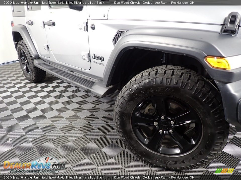 2020 Jeep Wrangler Unlimited Sport 4x4 Billet Silver Metallic / Black Photo #5