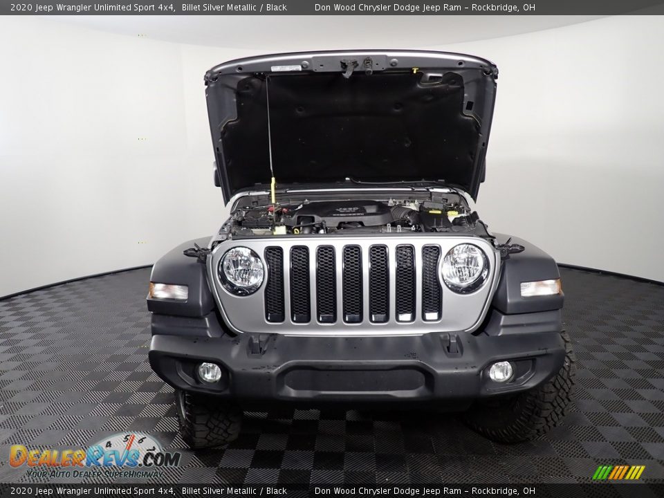 2020 Jeep Wrangler Unlimited Sport 4x4 Billet Silver Metallic / Black Photo #7