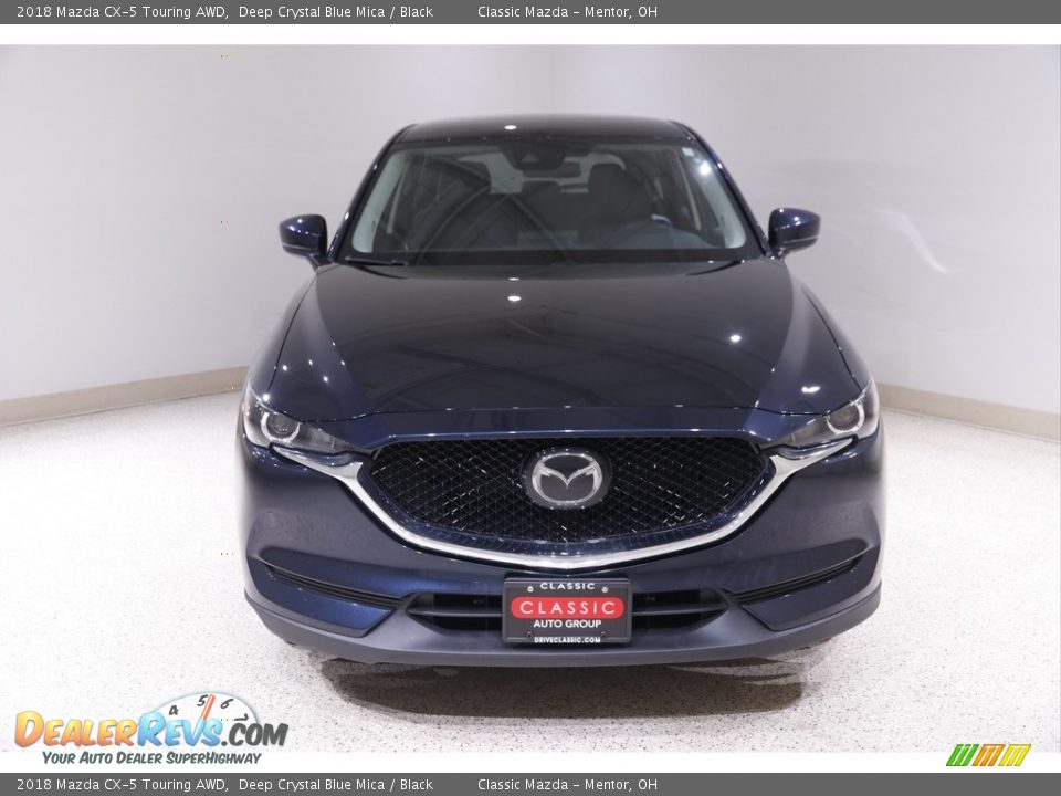 2018 Mazda CX-5 Touring AWD Deep Crystal Blue Mica / Black Photo #2