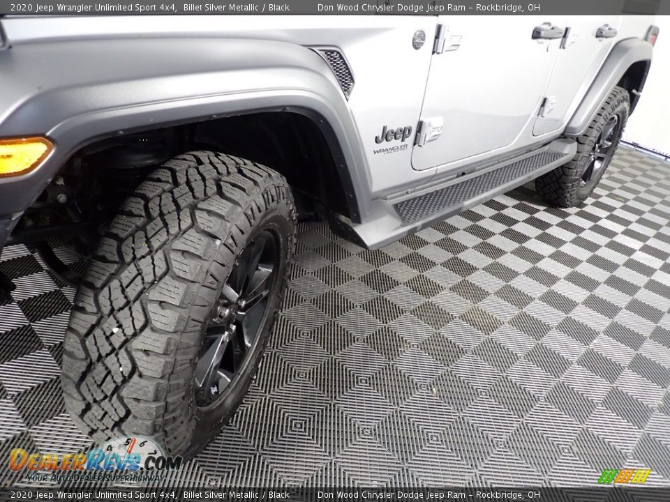 2020 Jeep Wrangler Unlimited Sport 4x4 Billet Silver Metallic / Black Photo #10