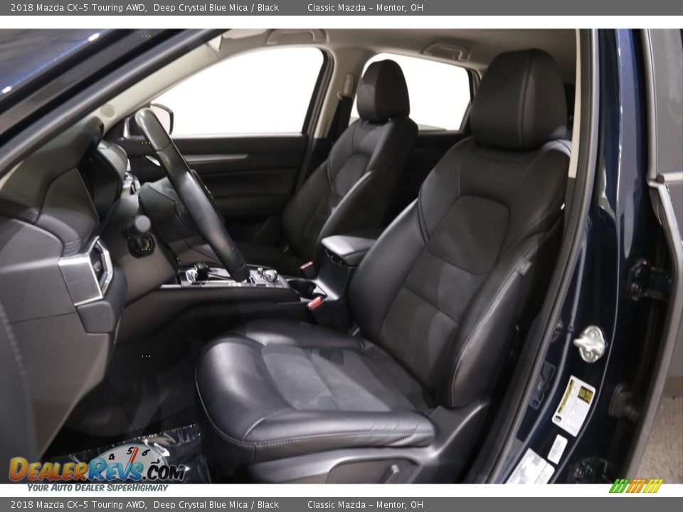 2018 Mazda CX-5 Touring AWD Deep Crystal Blue Mica / Black Photo #5