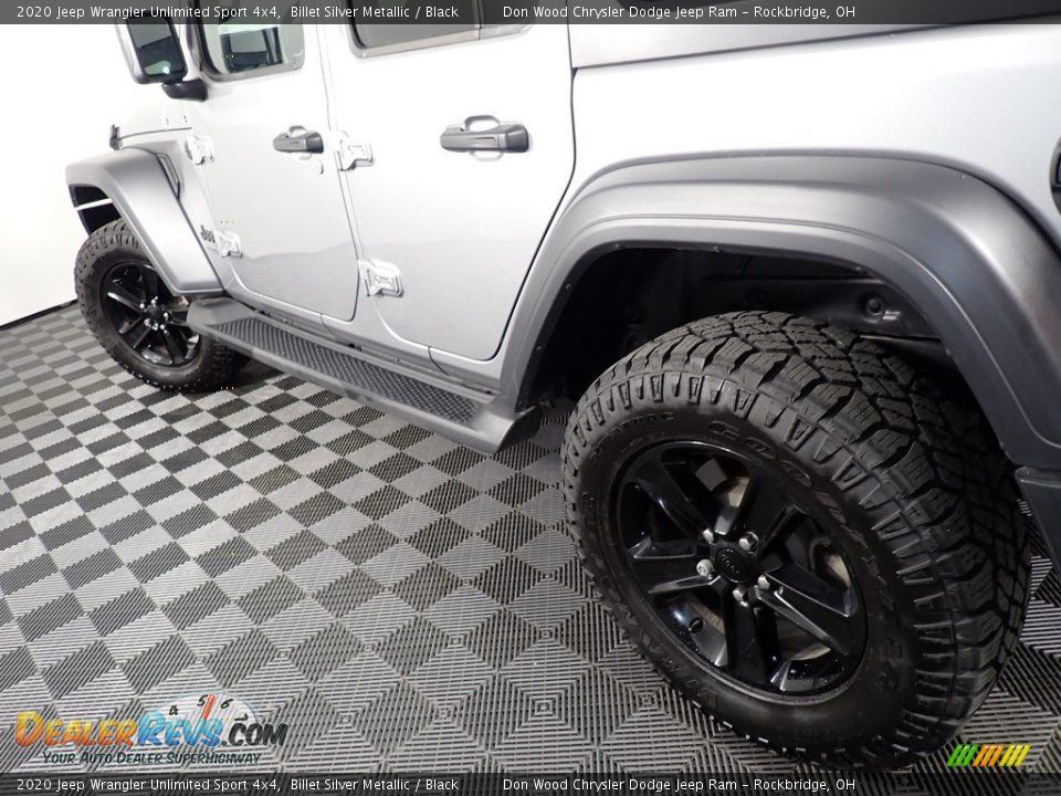 2020 Jeep Wrangler Unlimited Sport 4x4 Billet Silver Metallic / Black Photo #11