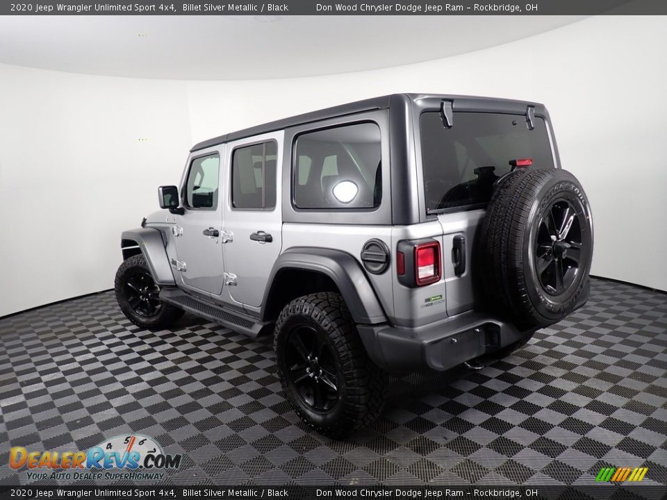 2020 Jeep Wrangler Unlimited Sport 4x4 Billet Silver Metallic / Black Photo #12