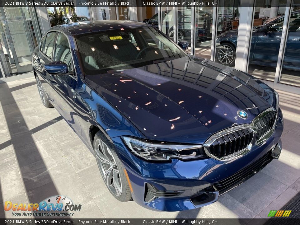 2021 BMW 3 Series 330i xDrive Sedan Phytonic Blue Metallic / Black Photo #1