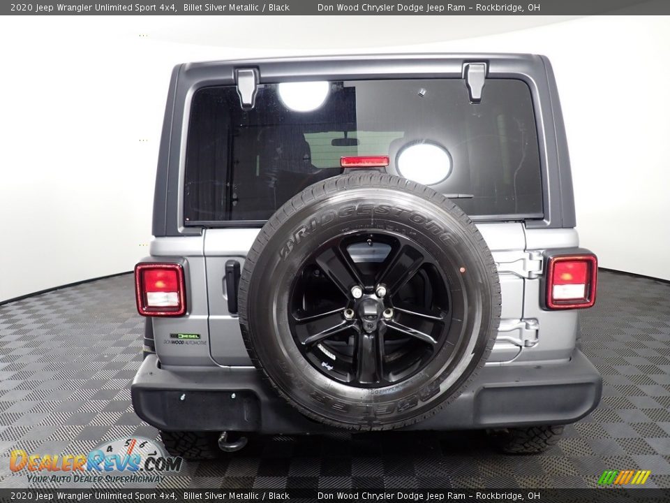 2020 Jeep Wrangler Unlimited Sport 4x4 Billet Silver Metallic / Black Photo #13