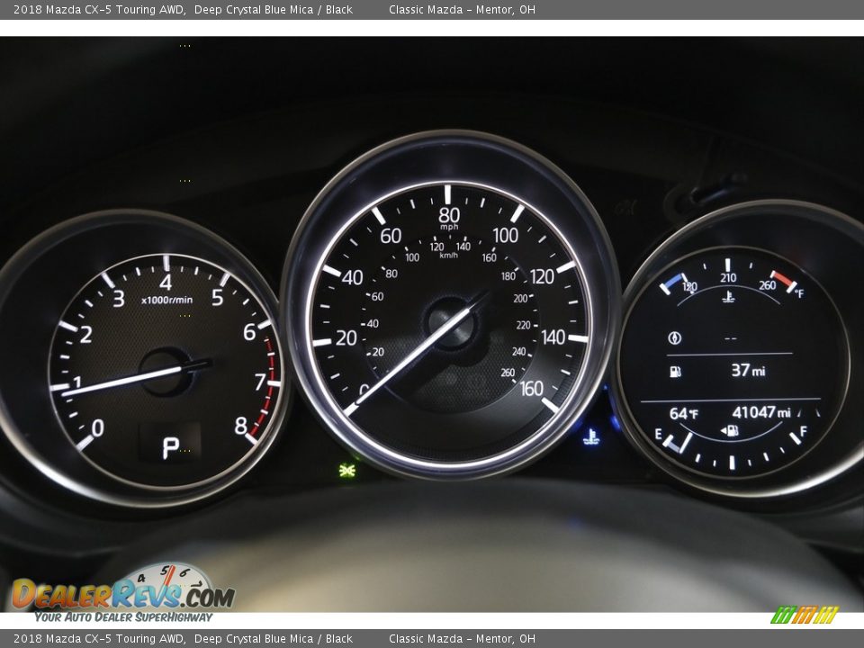 2018 Mazda CX-5 Touring AWD Deep Crystal Blue Mica / Black Photo #8