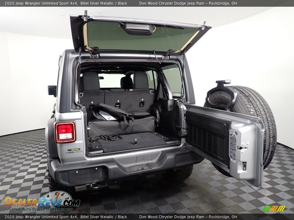 2020 Jeep Wrangler Unlimited Sport 4x4 Billet Silver Metallic / Black Photo #14