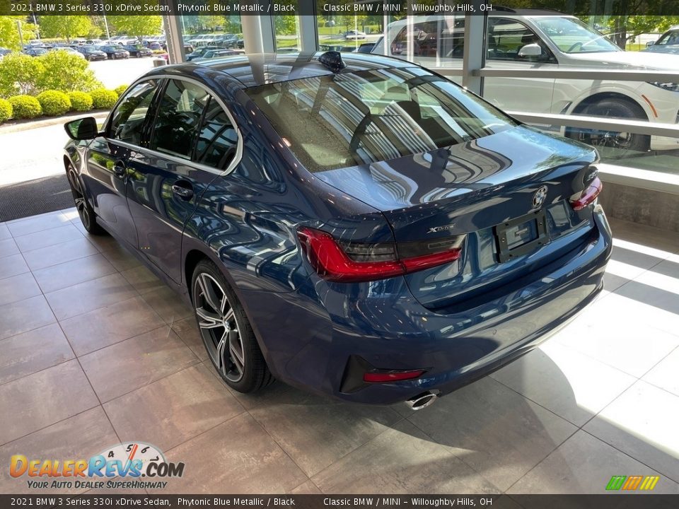 2021 BMW 3 Series 330i xDrive Sedan Phytonic Blue Metallic / Black Photo #2