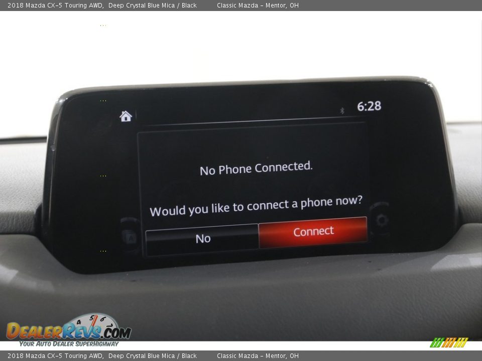 2018 Mazda CX-5 Touring AWD Deep Crystal Blue Mica / Black Photo #10